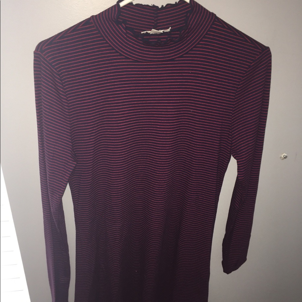 Aeropostale Striped Turtle Neck Dress